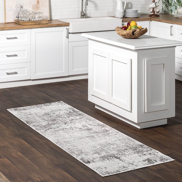 Nuloom Jade Faded Abstract Area Rug 2ft 8in x 8ft LPBL05A-2808 - main